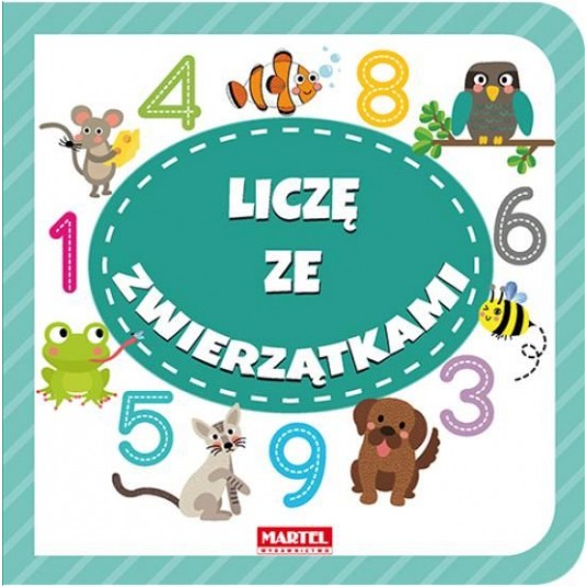 KSIĄŻECZKA LICZĘ ZE ZWIERZĄTKAMI MARTEL -zdjęcie numer 1