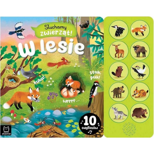 KSIĄŻECZKA Z DŹWIĘKAMI W LESIE AKSJOMAT -zdjęcie numer 1
