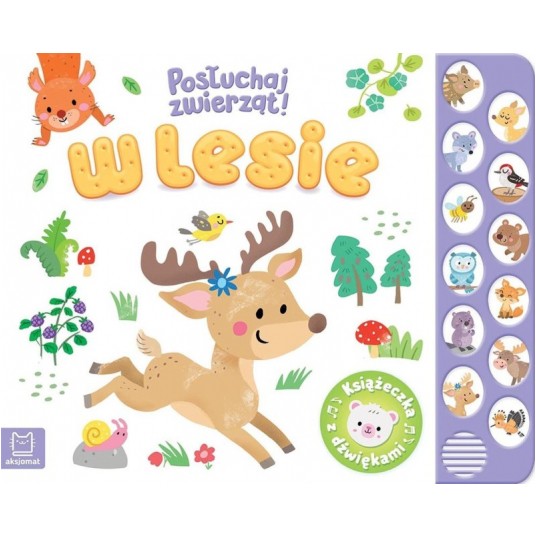 KSIĄŻECZKA Z DŹWIĘKAMI W LESIE AKSJOMAT -zdjęcie numer 1
