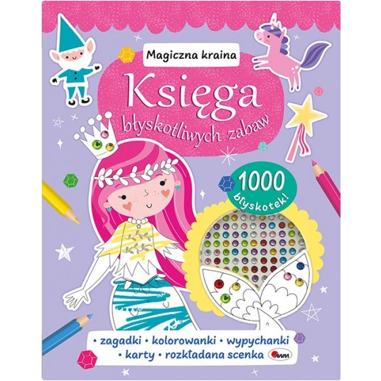 KSIĘGA BŁYSKOTLIWYCH ZABAW MAGICZNA KRAINA - MOREX -zdjęcie numer 1