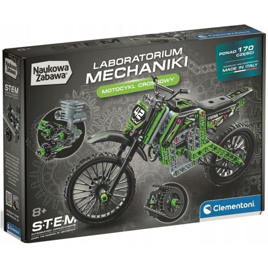 LAB MECHANIKI MOTOCYKL CROSSOWY CLEMENTONI -zdjęcie numer 1