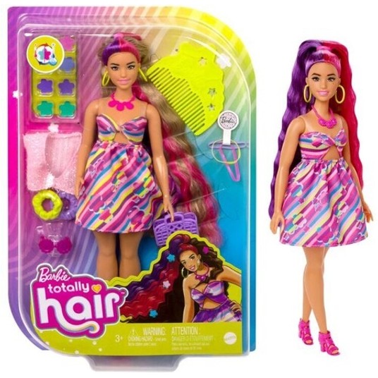LALKA BARBIE TOTALLY HAIR KWIATY HCM89 -zdjęcie numer 1