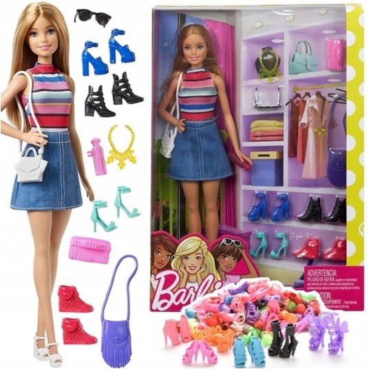 LALKA BARBIE Z BUTAMI I GALANTERIĄ FVJ42 -zdjęcie numer 1
