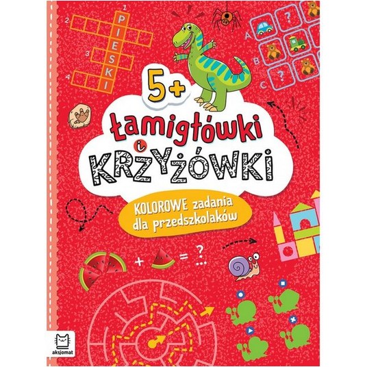 ŁAMIGŁÓWKI I KRZYŻÓWKI KOLOROWE ZAD. 5+ AKSJOMAT -zdjęcie numer 1