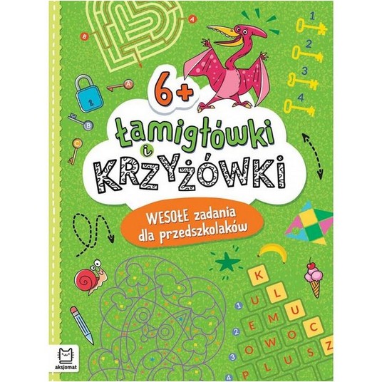 ŁAMIGŁÓWKI I KRZYŻÓWKI WESOŁE ZADANIA 6+ AKSJOMAT -zdjęcie numer 1