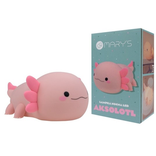 LAMPKA NOCNA MARY'S LED AKSOLOTL RÓŻOWY -zdjęcie numer 1