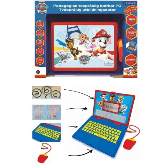 LAPTOP LEXIBOOK PSI PATROL- EPEE -zdjęcie numer 1