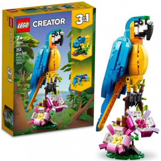 LEGO CREATOR 31136 EGZOTYCZNA PAPUGA -zdjęcie numer 1