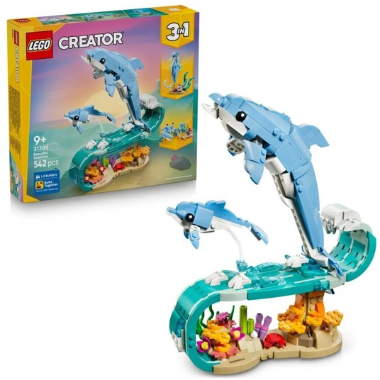 LEGO CREATOR 31385 PIĘKNY DELFIN -zdjęcie numer 1