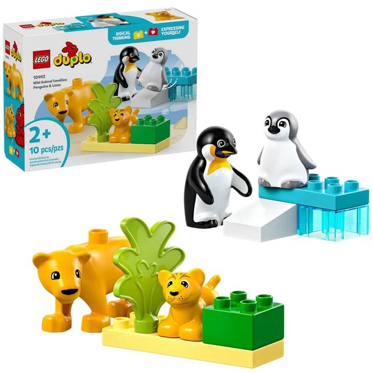 LEGO DUPLO 10442 RODZINY DZIKICH ZWIERZĄT: PINGWIN -zdjęcie numer 1