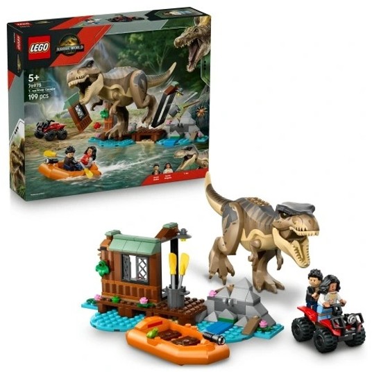 LEGO JURASSIC WORLD 76975 UCIECZKA RZEKĄ -zdjęcie numer 1