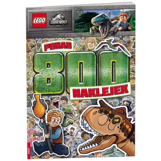 LEGO JURASSIC WORLD PONAD 800 NAKLEJEK -zdjęcie numer 1