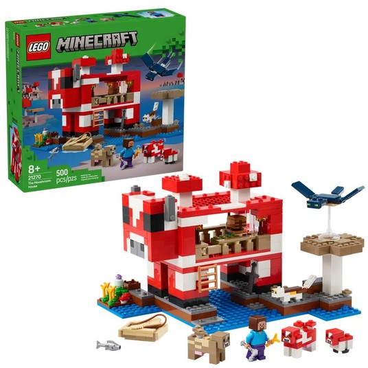 LEGO MINECRAFT 21270 DOM GRZYBOWEJ KROWY -zdjęcie numer 1