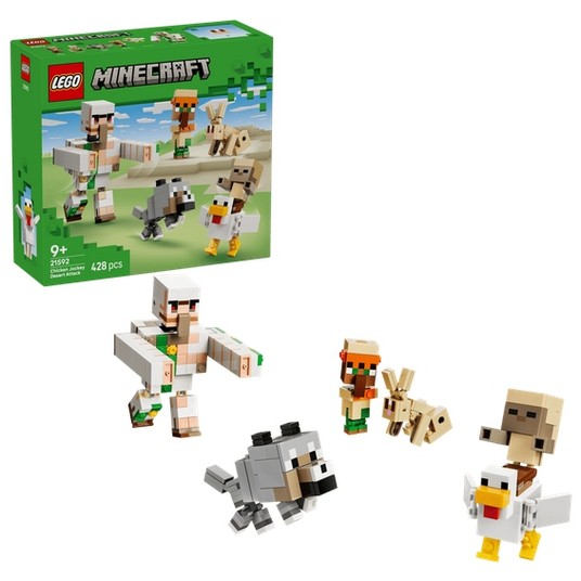 LEGO MINECRAFT 21592 ATAK KURZEGO JEŹDŹCA -zdjęcie numer 1