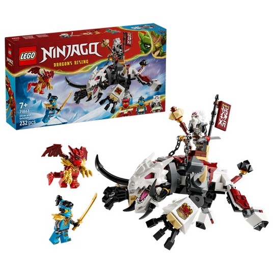 LEGO NINJAGO 71863 ZILVAR I SMOCZA BESTIA GRIMTAK -zdjęcie numer 1