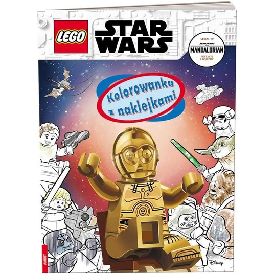 LEGO STAR WARS KOLOROWANKA Z NAKLEJKAMI -zdjęcie numer 1