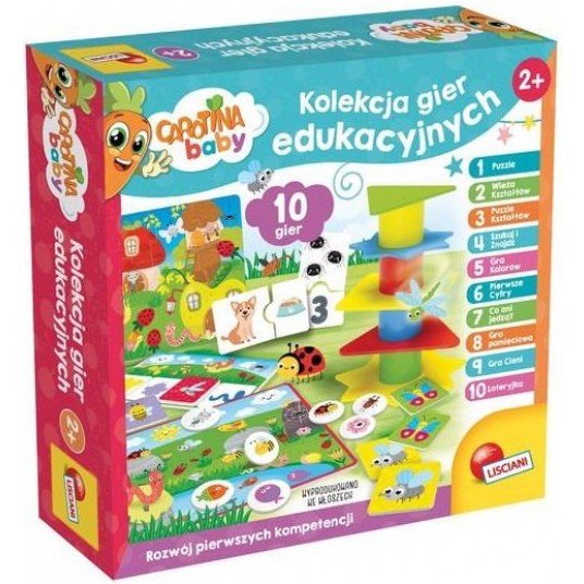 LISCIANI CAROTINA BABY KOLEKCJA GIER EDUKACYJNYCH -zdjęcie numer 1