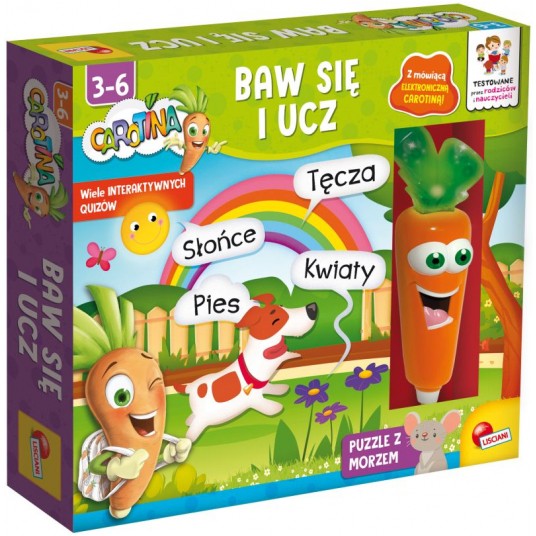 LISCIANI CAROTINA BAW SIĘ I UCZ MARCHEWKA -zdjęcie numer 1