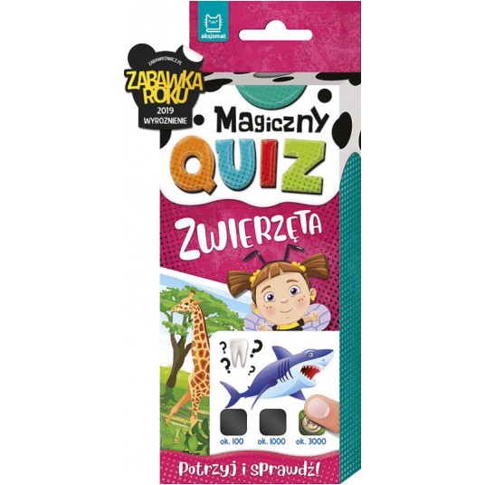 MAGICZNY QUIZ ZWIERZĘTA AKSJOMAT -zdjęcie numer 1