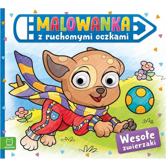 MALOWANKA Z RUCHOMYMI OCZKAMI. WESOŁE ZWIERZAKI -zdjęcie numer 1