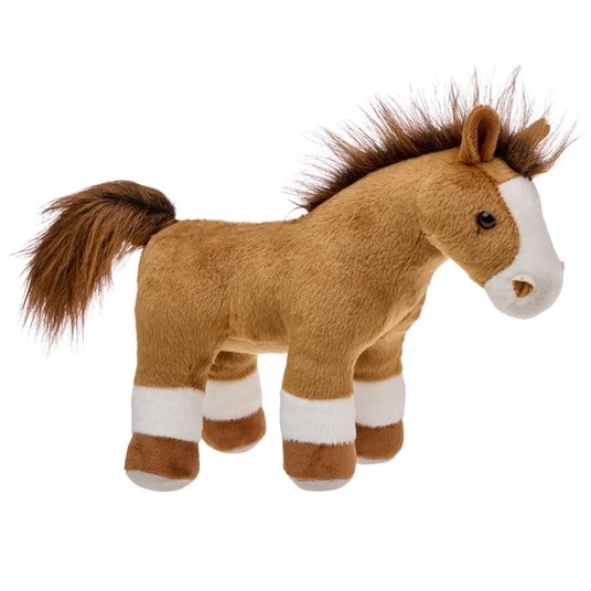 MASKOTKA KOŃ BRĄZOWY 25 CM - BEPPE -zdjęcie numer 1
