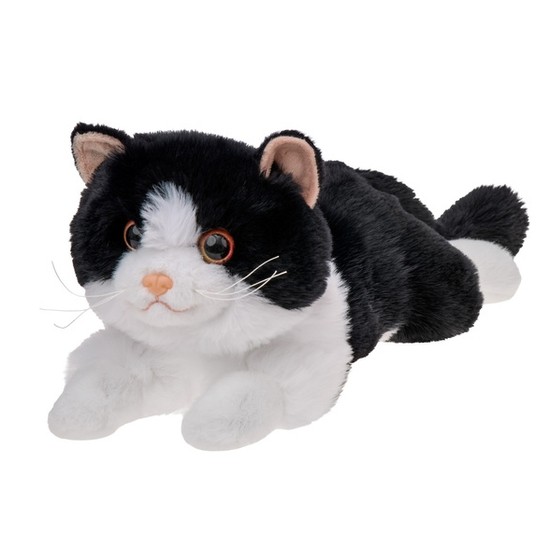MASKOTKA KOT CZARNO-BIAŁY 45 CM - BEPPE -zdjęcie numer 1