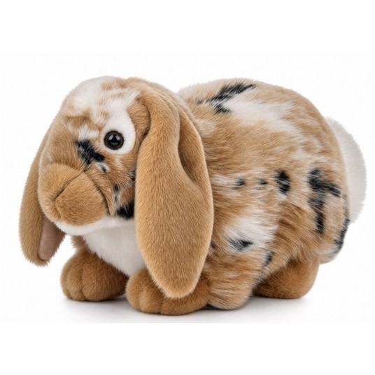 MASKOTKA KRÓLIK FRANCUSKI BRĄZOWY 28 CM - BEPPE -zdjęcie numer 1