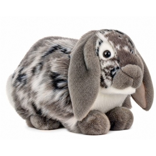 MASKOTKA KRÓLIK FRANCUSKI SZARY 28 CM - BEPPE -zdjęcie numer 1
