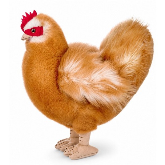 MASKOTKA KURA BRĄZOWA 35 CM - BEPPE -zdjęcie numer 1