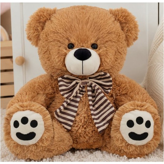 MASKOTKA MIŚ FOGGY BRĄZOWY 35 CM - BEPPE -zdjęcie numer 1