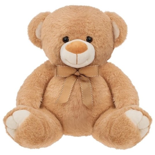 MASKOTKA MIŚ OSKAR BEŻOWY 29 CM - BEPPE -zdjęcie numer 1