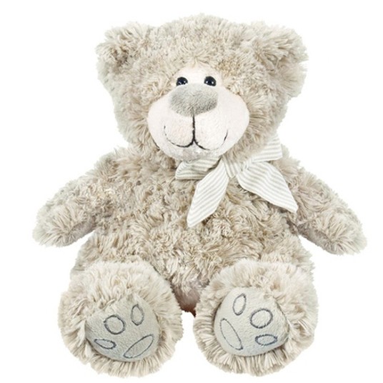 MASKOTKA MIŚ Z KOKARDĄ 27 CM - BEPPE -zdjęcie numer 1