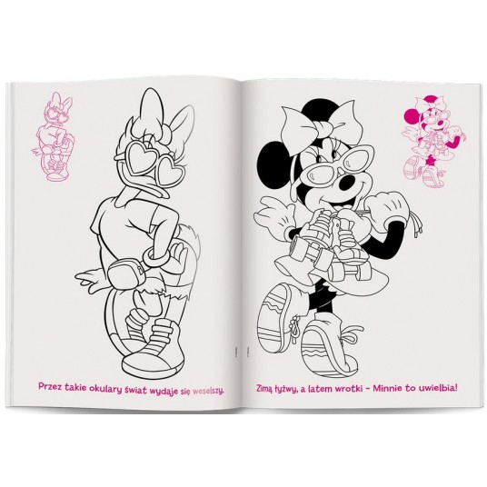 MINNIE KOLOROWANKA Z NAKLEJKAMI -zdjęcie numer 3