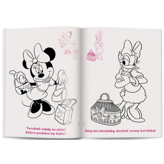 MINNIE KOLOROWANKA Z NAKLEJKAMI -zdjęcie numer 3