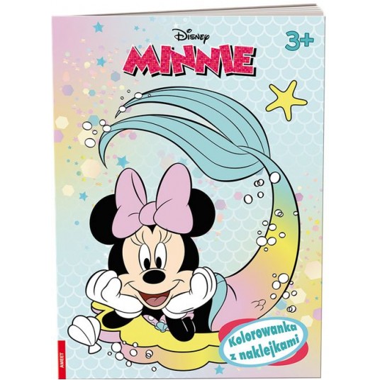 MINNIE KOLOROWANKA Z NAKLEJKAMI -zdjęcie numer 1