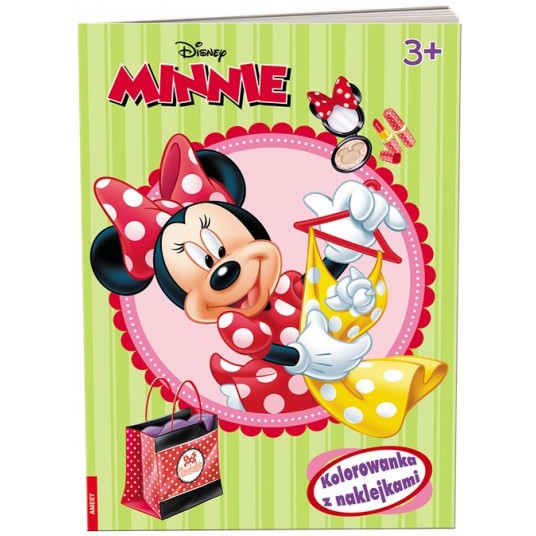 MINNIE KOLOROWANKA Z NAKLEJKAMI -zdjęcie numer 1