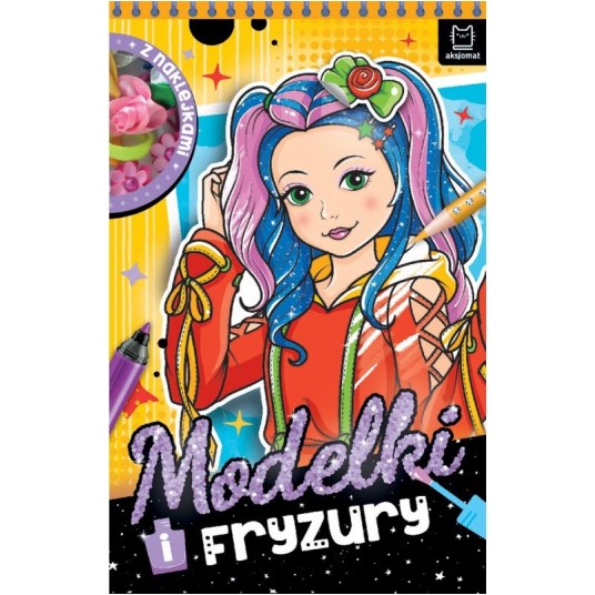 MODELKI I FRYZURY Z NAKLEJKAMI -zdjęcie numer 1