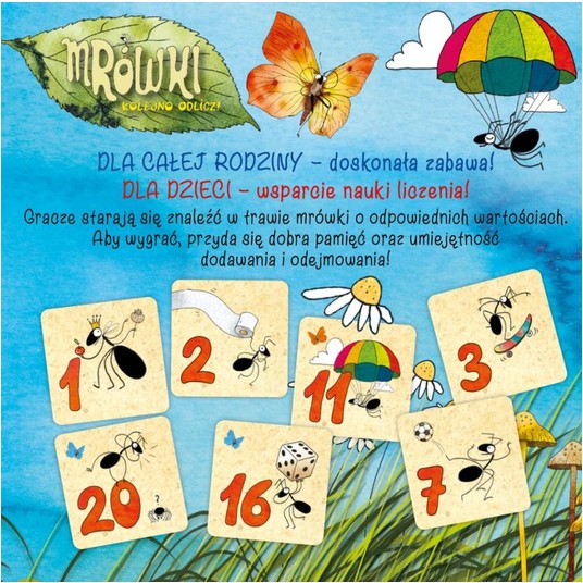 MRÓWKI KOLEJNO ODLICZ GRA - NASZA KSIĘGARNIA -zdjęcie numer 2