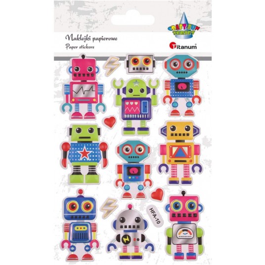 NAKLEJKI DO DEKORACJI ROBOTY -zdjęcie numer 1