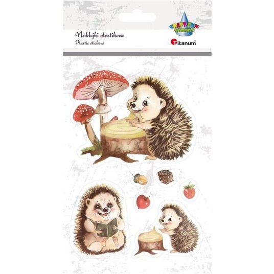 NAKLEJKI PLASTIKOWE JEŻE -zdjęcie numer 1