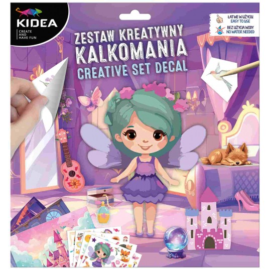 NAKLEJKI TRANSFEROWE KALKOMANIA D KIDEA -zdjęcie numer 1