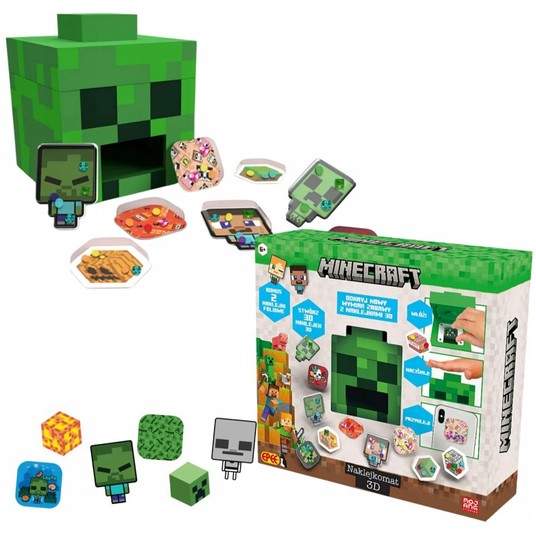 NAKLEJKOMAT 3D MINECRAFT - EPEE -zdjęcie numer 1