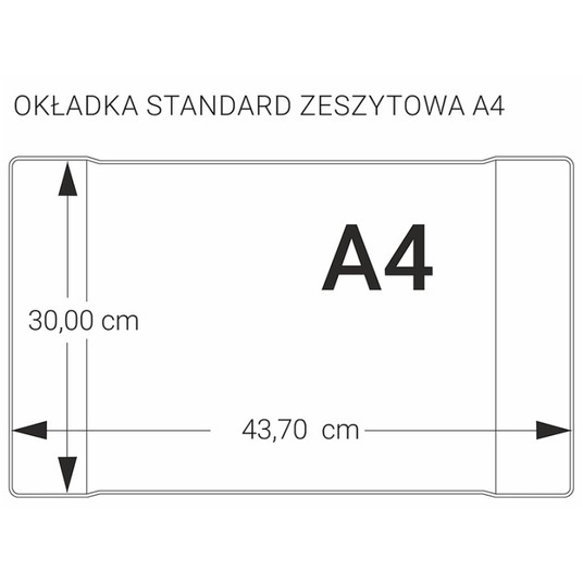 OKŁADKA A4 ZESZYTOWA BEZBARWNA BIURFOL -zdjęcie numer 1