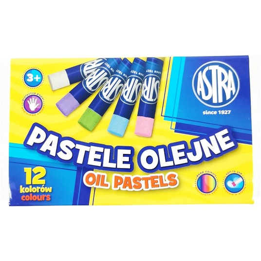 PASTELE OLEJNE 12 KOL ASTRA -zdjęcie numer 1