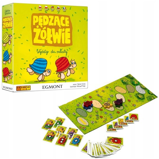 PĘDZĄCE ŻÓŁWIE GRA - EGMONT -zdjęcie numer 1