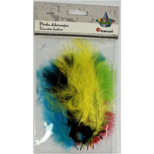 PIÓRKA 11-15CM KOLOROWE -zdjęcie numer 1