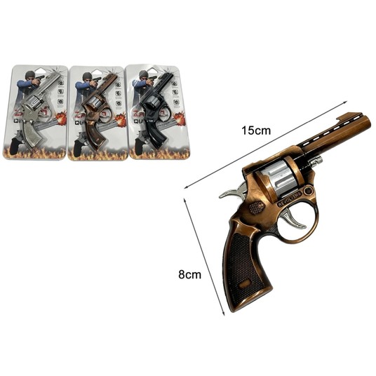 PISTOLET NA SPŁONKĘ METALOWY -zdjęcie numer 1