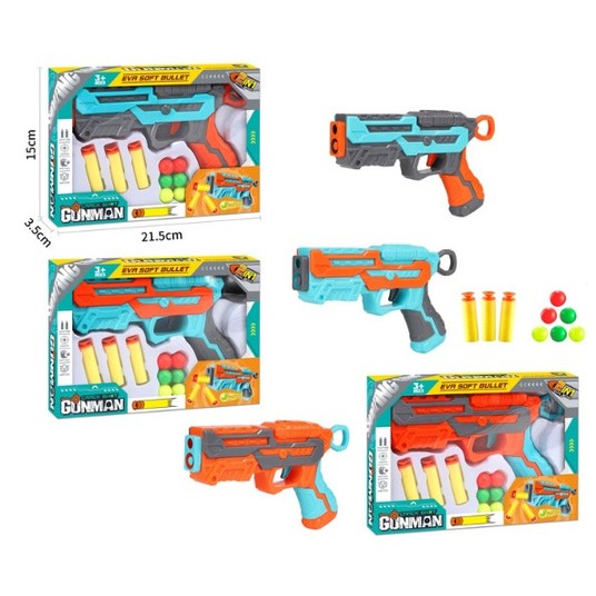 PISTOLET POCISKI Z PIANKI -zdjęcie numer 1
