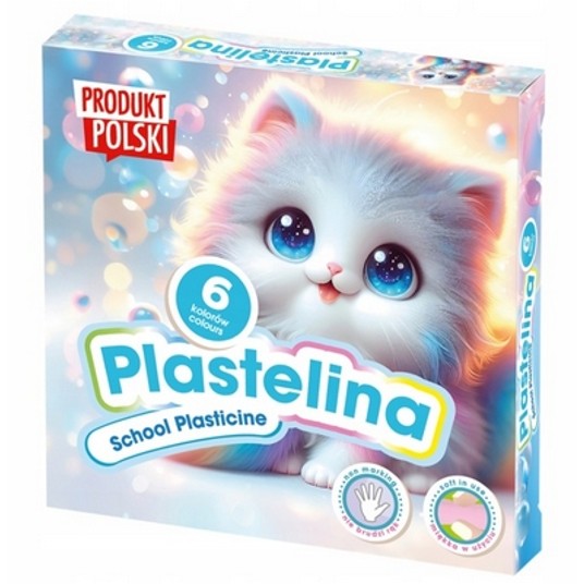 PLASTELINA 6 KOL KOTKI ASTRA -zdjęcie numer 1