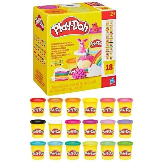 PLAY-DOH ZESTAW 18 KOLOROWYCH TUB -zdjęcie numer 1